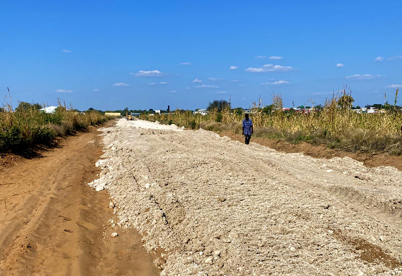 Road construction and maintenance company - Gravelling, Ndama informal settlement
